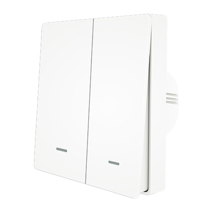 Moes Interruttore Smart ZigBee a 2 Canali ZS-B-EU2-WH-MS Moes Interruttore Smart ZigBee a 2 Canali ZS-B-EU2-WH-MS
