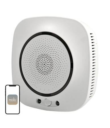 Moes Rilevatore Monossido di Carbonio Smart Wi-Fi WSS-CO-EU-EN