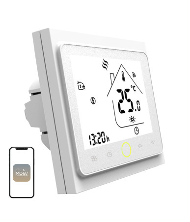 Termostato Smart Wi-Fi Moes BHT-002 LCD