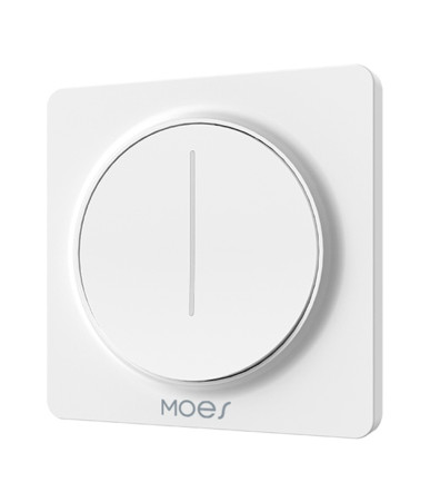 Interruttore smart dimmer ZigBee Moes ZS-SY-EUD-WH Bianco