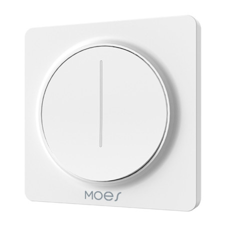 Interruttore smart dimmer ZigBee Moes ZS-SY-EUD-WH Bianco