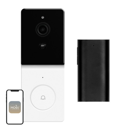 Videocitofono Smart Moes WDB-TY-B20 Wi-Fi 1080p RF 433 MHz