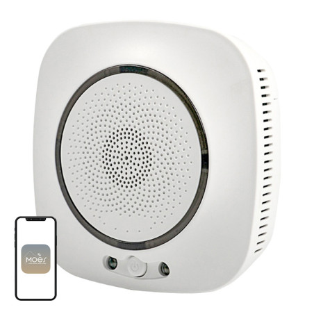 Moes Rilevatore Gas Wi-Fi Smart WSS-S-GL-EU-EN