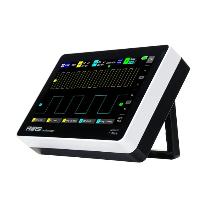 FNIRSI 1013D Oscilloscopio Tablet 100MHz 1GS/s Touchscreen 7" FNIRSI 1013D Oscilloscopio Tablet 100MHz 1GS/s Touchscreen 7"