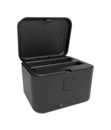 Custodia di Ricarica Puluz per Insta360 X5 Nera