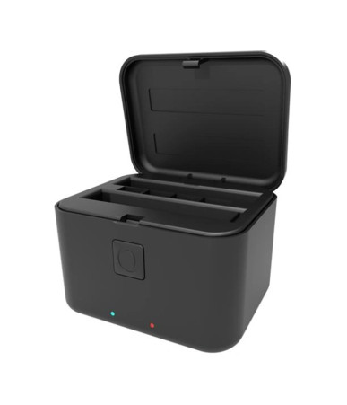 Custodia di Ricarica Puluz per Insta360 X5 Nera