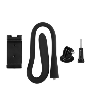 Supporto Flessibile con Clip per Smartphone Puluz PU882B Nero