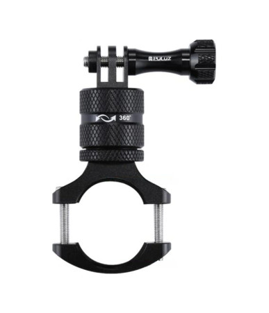 Supporto Manubrio in Alluminio Puluz Rotazione 360° per Action Cam