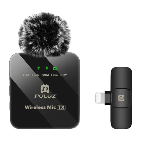 Puluz Microfono Lavalier Wireless 8-Pin PU645B