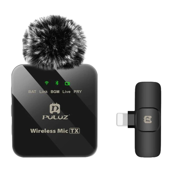 Puluz Microfono Lavalier Wireless 8-Pin PU645B