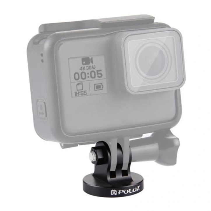 Adattatore Puluz con filettatura CNC da 1/4" per action camera