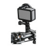 Puluz Supporto Manubrio in Alluminio per Action Cam Rotazione 360° Nero