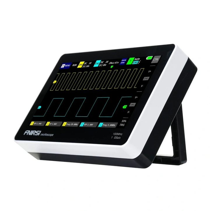 FNIRSI 1013D Oscilloscopio Tablet 100MHz 1GS/s Touchscreen 7" FNIRSI 1013D Oscilloscopio Tablet 100MHz 1GS/s Touchscreen 7"