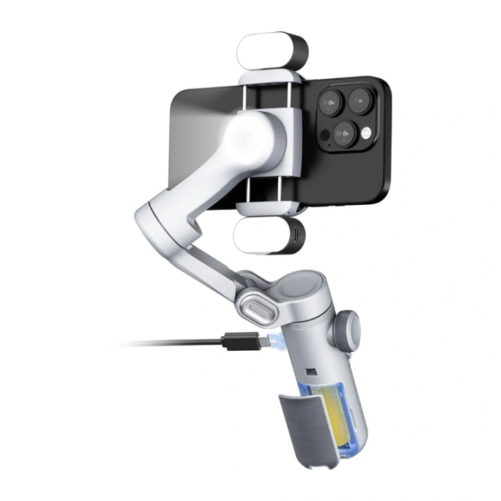 AOCHUAN X Pro Gimbal con Illuminazione RGB (Grigio) AOCHUAN X Pro Gimbal con Illuminazione RGB (Grigio)