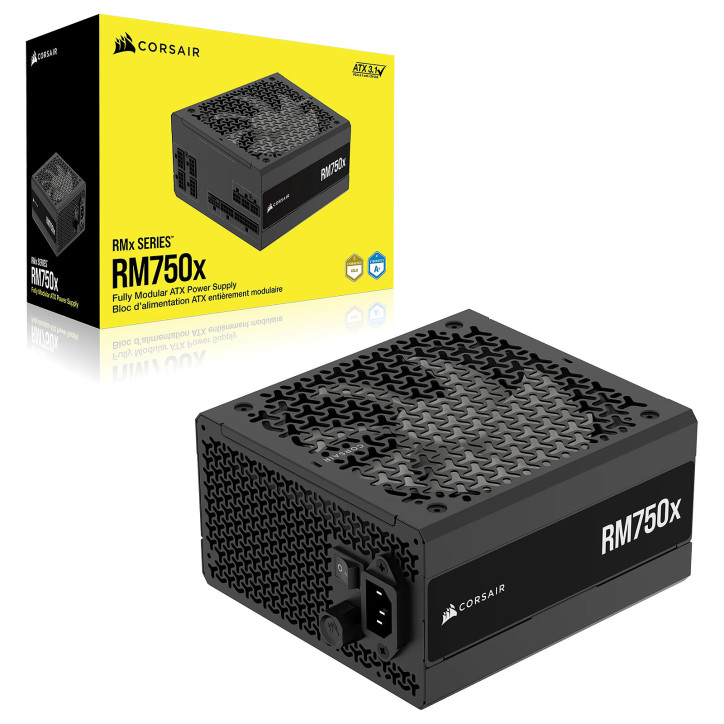 Corsair RM750x 2024 Alimentatore Modulare 750W 80 Plus Gold ATX 3.1