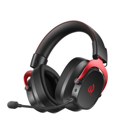 QCY Heroad VT200 Cuffie Gaming Bluetooth Over-Ear Nero e Rosso