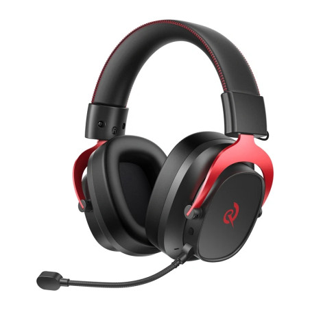 QCY Heroad VT200 Cuffie Gaming Bluetooth Over-Ear Nero e Rosso