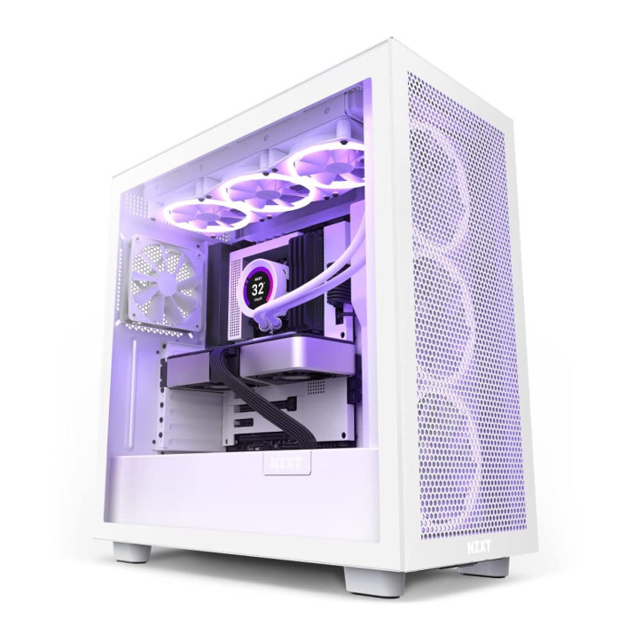 NZXT H7 Flow Case ATX Mid Tower Pannello Mesh Bianco