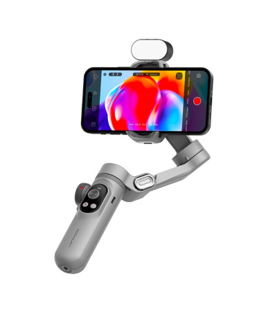 AOCHUAN X Pro Gimbal con Illuminazione RGB (Grigio)