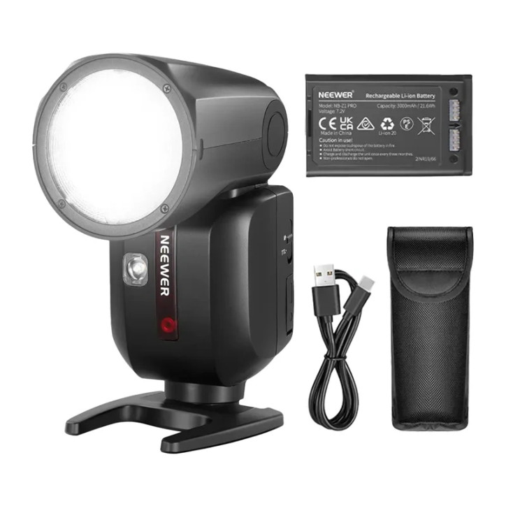 Neewer Z2-N TTL Flash Speedlite Testa Rotonda per Nikon Neewer Z2-N TTL Flash Speedlite Testa Rotonda per Nikon