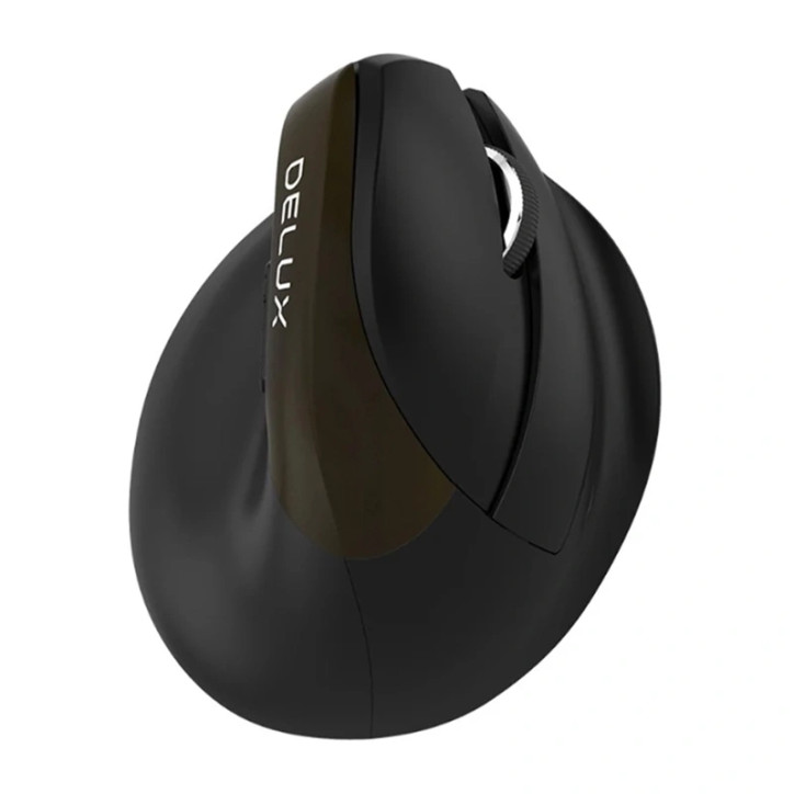 Mouse Verticale Wireless Delux M618Mini Gold Ergonomico USB/Bluetooth/2.4G Mouse Verticale Wireless Delux M618Mini Gold Ergonomico USB/Bluetooth/2.4G