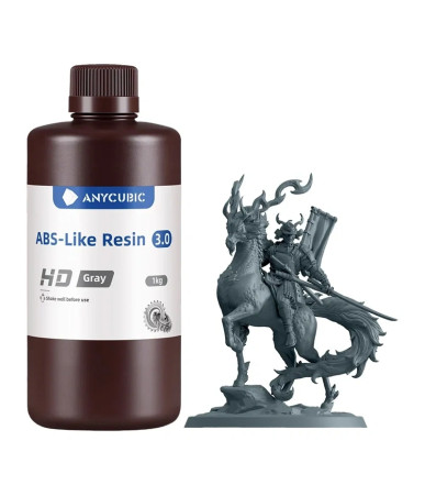Resina per Stampa 3D ANYCUBIC ABS-Like 3.0 Grigio 1kg