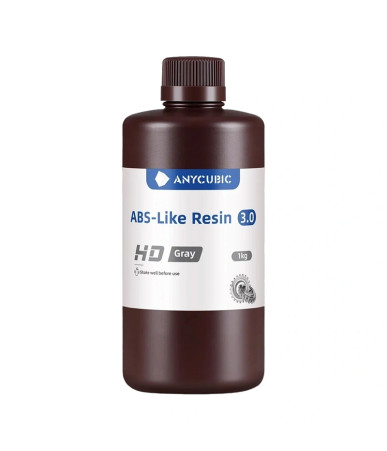 Resina per Stampa 3D ANYCUBIC ABS-Like 3.0 Grigio 1kg
