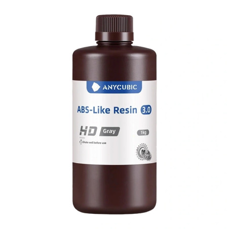 Resina per Stampa 3D ANYCUBIC ABS-Like 3.0 Grigio 1kg