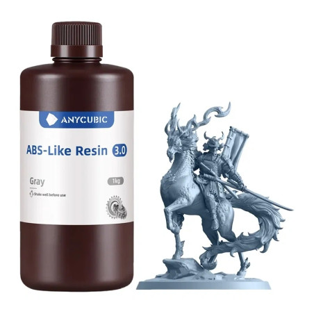 Resina Anycubic ABS-Like 3.0 Grigio 1kg