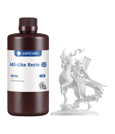 Resina per stampa 3D ANYCUBIC ABS-Like 3.0 Bianca 1kg