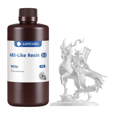 Resina per stampa 3D ANYCUBIC ABS-Like 3.0 Bianca 1kg