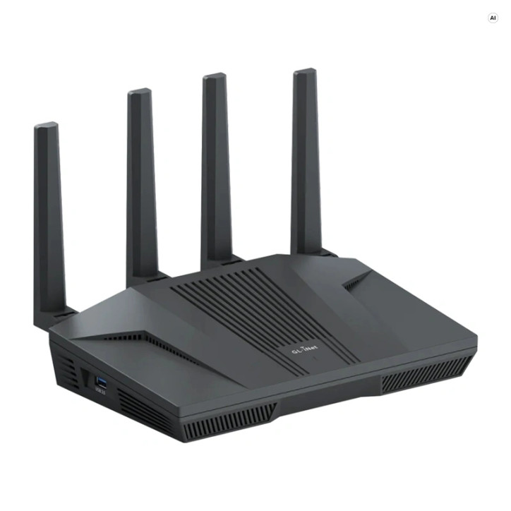 GL.iNet GL-MT6000 Flint 2 Router Wi-Fi 6 Dual 2.5Gbps GL.iNet GL-MT6000 Flint 2 Router Wi-Fi 6 Dual 2.5Gbps