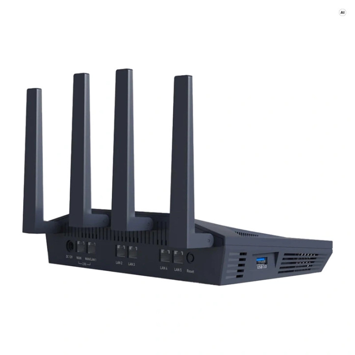 GL.iNet GL-MT6000 Flint 2 Router Wi-Fi 6 Dual 2.5Gbps GL.iNet GL-MT6000 Flint 2 Router Wi-Fi 6 Dual 2.5Gbps