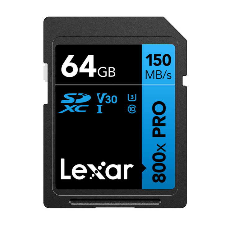 Lexar Professional 800x PRO SDXC 64GB Scheda di Memoria Lexar Professional 800x PRO SDXC 64GB Scheda di Memoria