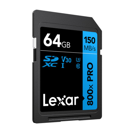 Lexar Professional 800x PRO SDXC 64GB Scheda di Memoria