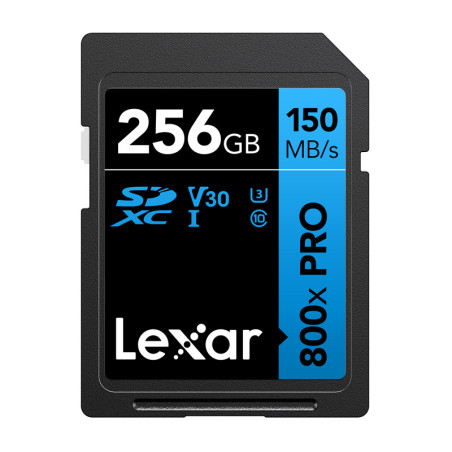 Lexar Professional 800x PRO SDXC 256GB Scheda di Memoria