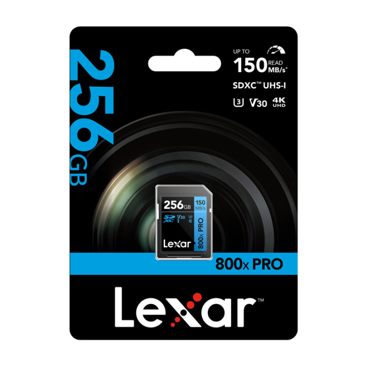 Lexar Professional 800x PRO SDXC 256GB Scheda di Memoria Lexar Professional 800x PRO SDXC 256GB Scheda di Memoria