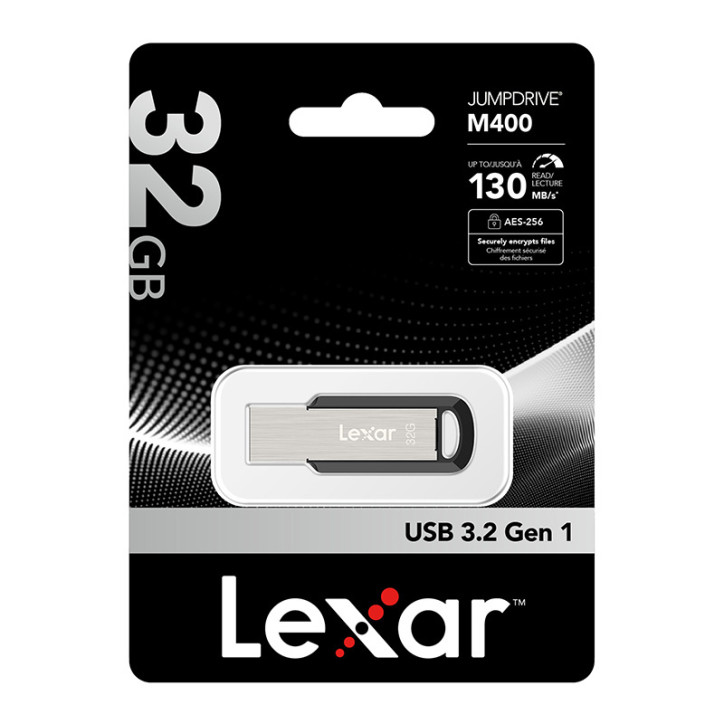 Lexar JumpDrive M400 USB 3.0 32GB Chiavetta USB Grigio Lexar JumpDrive M400 USB 3.0 32GB Chiavetta USB Grigio