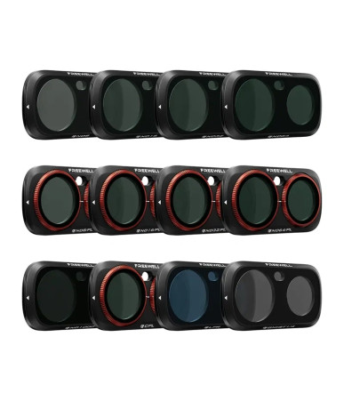 Freewell Kit Filtri Luna Ultra 12 Pezzi per Insta360