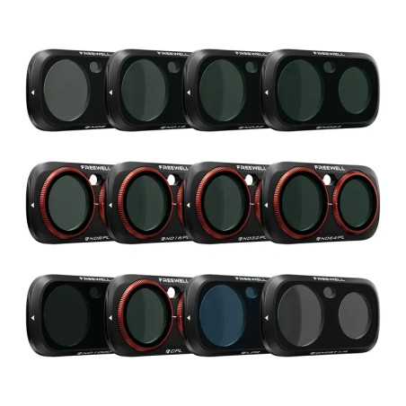 Freewell Kit Filtri Luna Ultra 12 Pezzi per Insta360