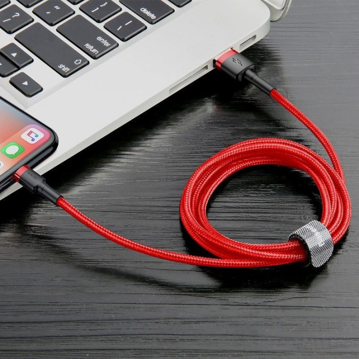 Baseus Cafule Cavo USB Lightning 1.5A 2m Rosso
