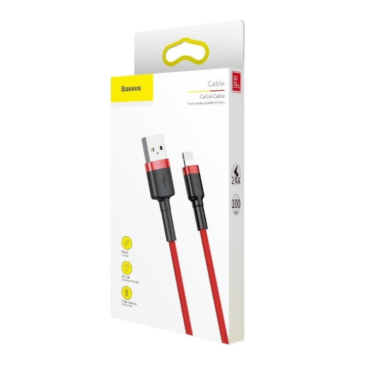 Baseus Cafule Cavo USB Lightning 1.5A 2m Rosso