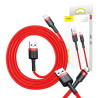 Baseus Cafule Cavo USB Lightning 1.5A 2m Rosso