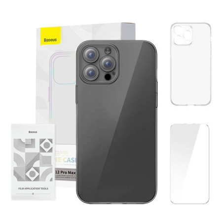 Baseus Crystal Clear Custodia per iPhone 12 Pro Max Trasparente