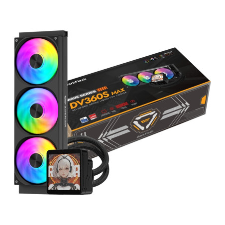 DarkFlash DV360S MAX Dissipatore a Liquido AIO 360mm Nero