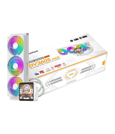 DarkFlash DV360S MAX Dissipatore Liquido CPU Bianco