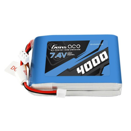 Gens Ace Batteria LiPo 4000mAh 7.4V 1C per Trasmettitore