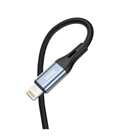 Vipfan Cavo Audio Lightning a Mini Jack 3.5mm AUX 1 Metro Grigio