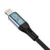 Vipfan Cavo Audio Lightning a Mini Jack 3.5mm AUX 1 Metro Grigio