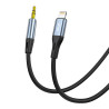 Vipfan Cavo Audio Lightning a Mini Jack 3.5mm AUX 1 Metro Grigio